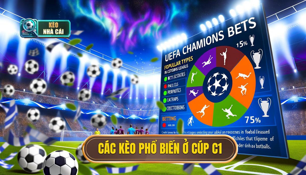 Hướng dẫn bắt kèo Cúp C1 hiệu quả 3 Các loại kèo phổ biến trong Cúp C1