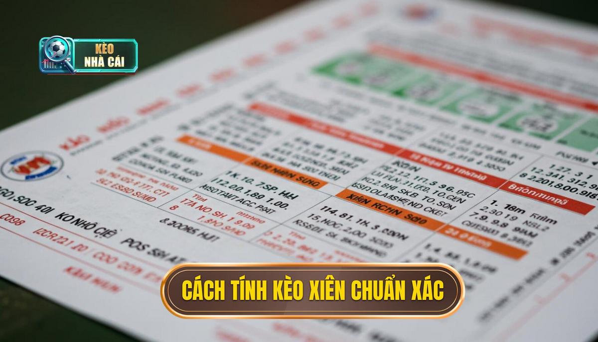 2. Hướng Dẫn Chi Tiết Cách Tính Kèo Xiên Chuẩn Xác