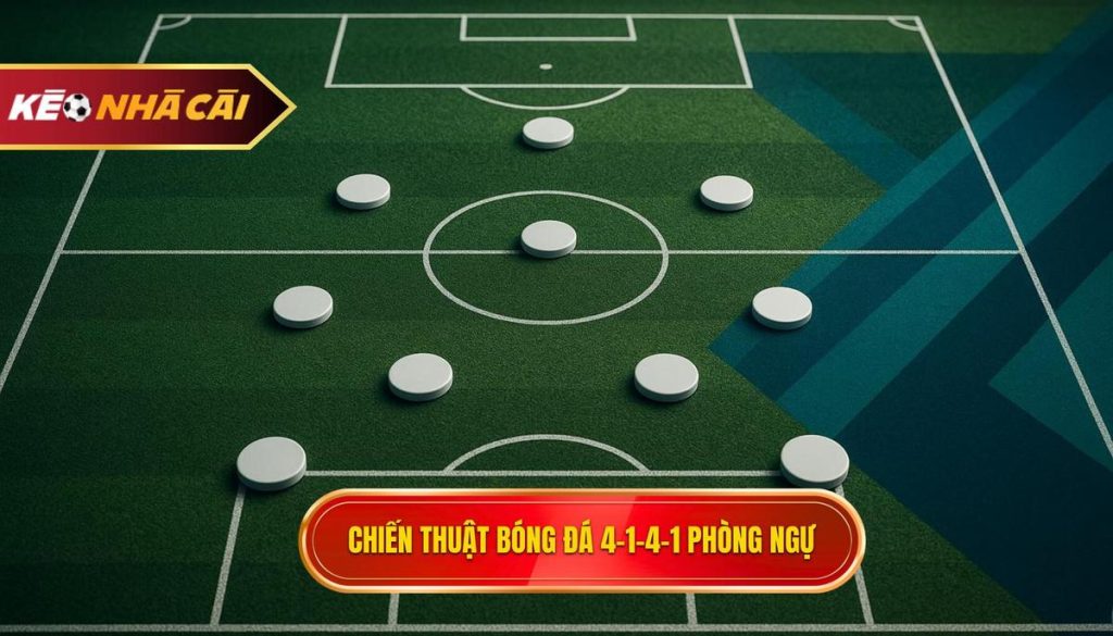 Chiến thuật bóng đá 4-1-4-1 phòng ngự