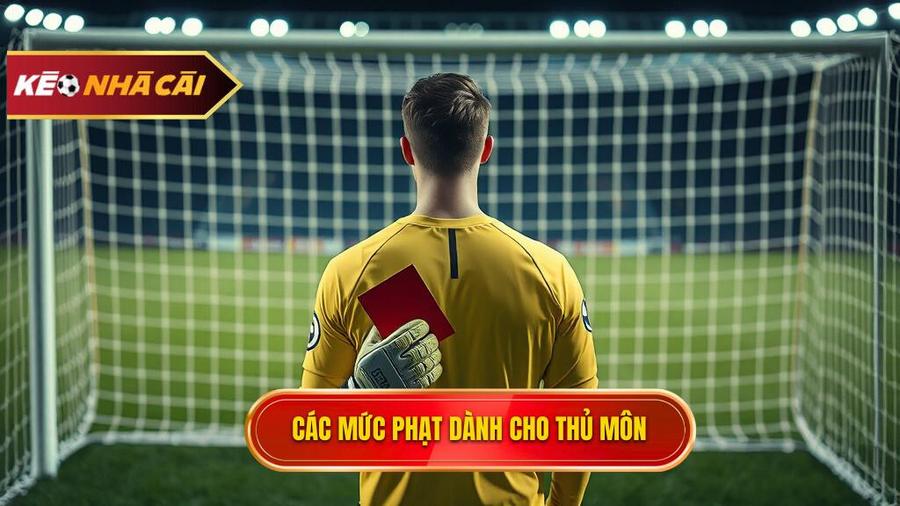 Bảng tổng hợp các mức phạt dành cho thủ môn