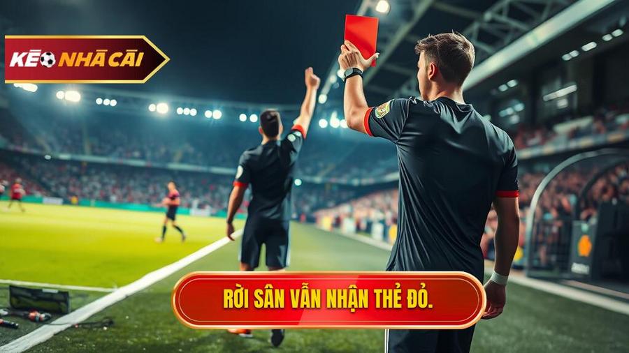 Những tình huống kinh điển: Cầu thủ rời sân nhưng vẫn nhận thẻ đỏ
