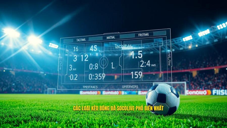 Kèo bóng đá Socolive – Phân tích chuyên sâu và bí quyết soi kèo chiến thắng 3 Các loại kèo bóng đá Socolive phổ biến nhất hiện nay