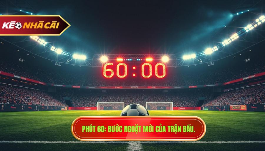 Tại sao nói phút 60 trận đấu bắt đầu mở ra một chương mới?