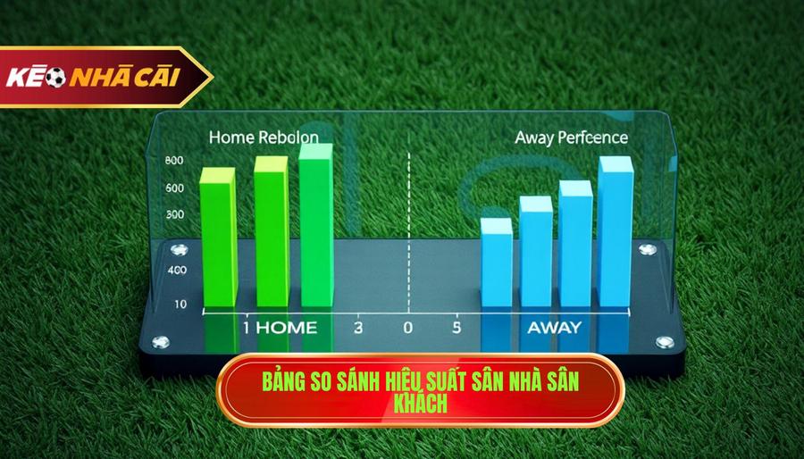 Bảng so sánh hiệu suất sân nhà và sân khách (Ví dụ minh họa)